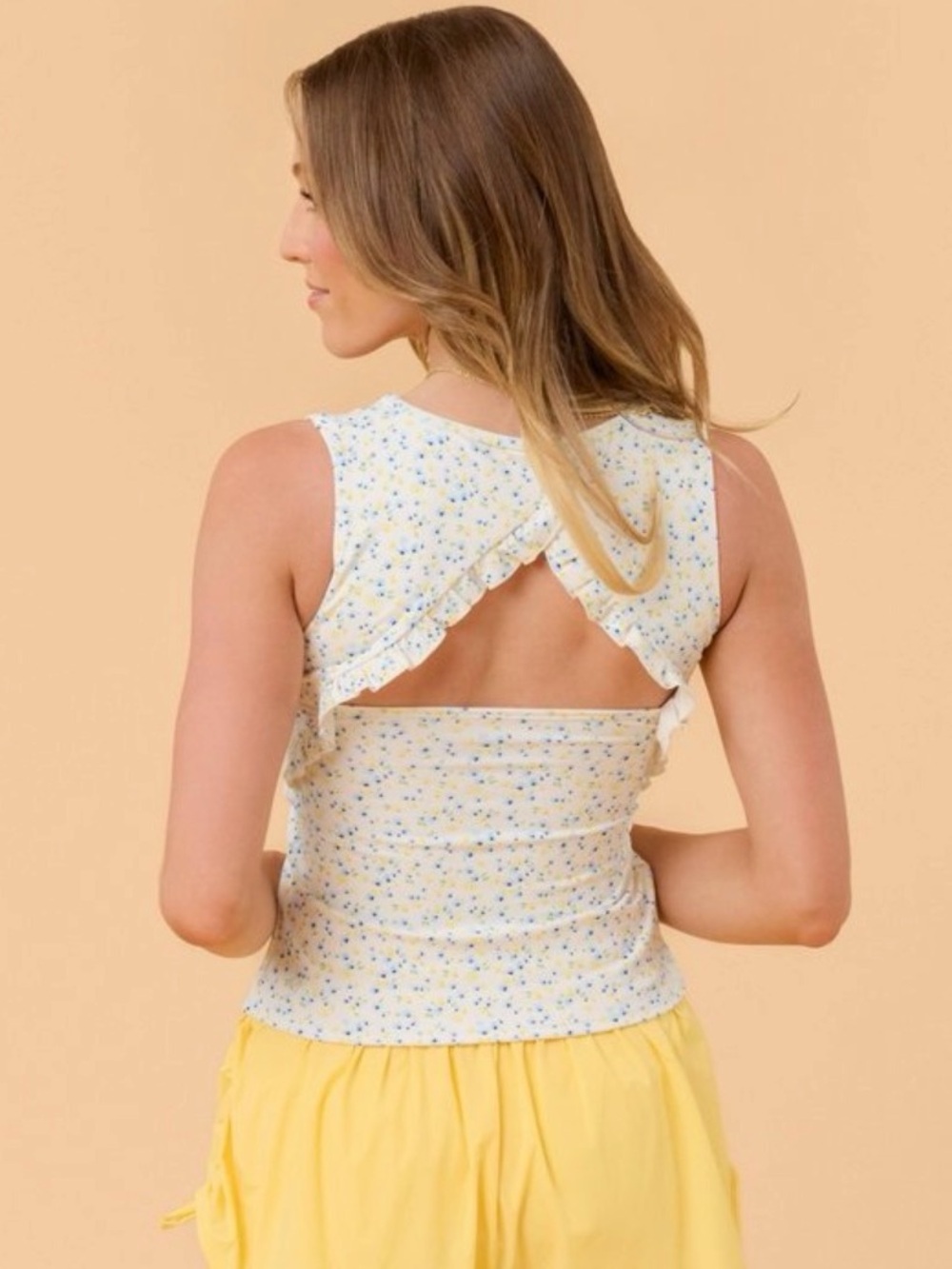 Blogilates Women’s Mommy And Me Ruffle Back Tank